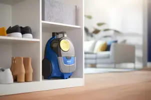 Пылесос Philips контейнерный 2000 series, 850Вт, конт пыль -1,3л, микрофибра, сине-желтый №10