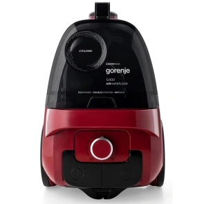 Пилосос Gorenje контейнерний, 800Вт, конт пил -3.3л, HEPA, телескоп трубка, червоний №10