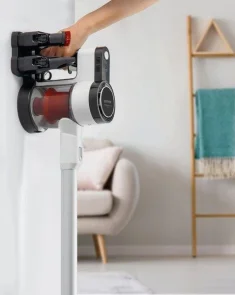 Пылесос Gorenje беспроводной, 121Вт, конт пыль -0,5л, Втон. работа до 45мин, вес-2,5кг, НЕРА, 2насадки, белый №5