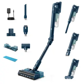 Пылесос Philips беспроводной Flex Series 5000, влажная уборка, пыль -0.27л, Втон. работа до 60мин, PowerCyclone 10, серо-зеленый №2