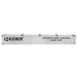 Насос для свердловин центробіжний KOER 4SDM 2/37 + пульт №3