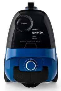 Пилосос Gorenje контейнерний, 850Вт, конт пил -3.3л, HEPA, телескоп трубка, синій №7