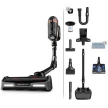 Пылесос Rowenta беспроводной X-Force Flex 15.60, 230Вт, влажная уборка, конт пыль -0.9л, Втон. работа до 80мин, НЕРА, подсветка, гибкая насадка, черный