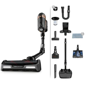 Пылесос Rowenta беспроводной X-Force Flex 15.60, 230Вт, влажная уборка, конт пыль -0.9л, Втон. работа до 80мин, НЕРА, подсветка, гибкая насадка, черный №1