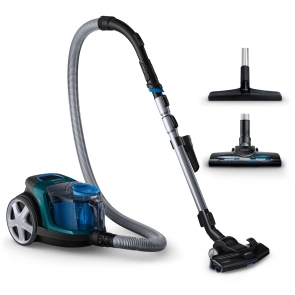 Пилосос Philips контейнерний 3000 series , 900Вт, конт пил -1,5л, НЕРА, турбощітка, чорно-зелений №6