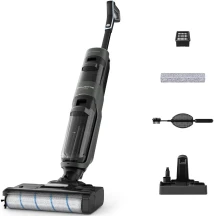 Пылесос Rowenta беспроводной моющий X-Clean 4, 200Вт, конт пыль -0.45л, конт для воды-0.73л, Втон. работа до 50мин, вес-5.4кг, НЕРА, черный