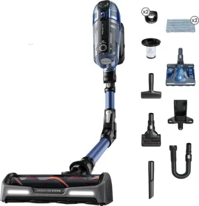 Пылесос Rowenta беспроводной Xforce Flex 14.60 Aqua, 200Вт, влажная уборка, конт пыль -0.9л, Втон. работа до 70мин, НЕРА, черно-синий №3