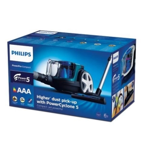 Пилосос Philips контейнерний 3000 series , 900Вт, конт пил -1,5л, НЕРА, турбощітка, чорно-зелений №9