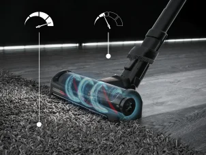 Пылесос Rowenta беспроводной X-Force Flex 15.60, 230Вт, влажная уборка, конт пыль -0.9л, Втон. работа до 80мин, НЕРА, подсветка, гибкая насадка, черный №6