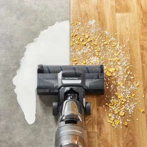 Пилосос Rowenta безпровідний миючий X-Clean 4, 200Вт, конт пил -0.45л, конт для води-0.73л, Втон. робота до 50хв, вага-5.4кг, НЕРА, чорний №4