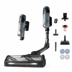 Пылесос Rowenta беспроводной X-Force Flex 14.80 Animal Aqua, 240Вт, влажная уборка, контр пыль -0.65л, Втон. работа до 90мин, HEF system 99,9%, черно-синий №2