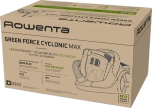 Пилосос Rowenta контейнерний Green Force Cyclnic Max, 900Вт, конт пил -2.6л, НЕРА, чорний №7