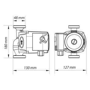 Насос циркуляційний відцентр. KOER KP.GRS-25 / 6-130 №4