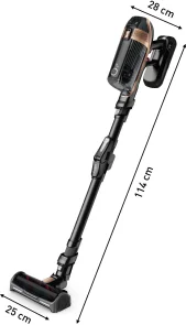 Пылесос Rowenta беспроводной X-Force Flex 15.60, 230Вт, влажная уборка, конт пыль -0.9л, Втон. работа до 80мин, НЕРА, подсветка, гибкая насадка, черный №11