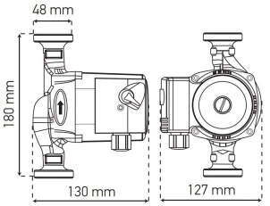 Насос циркуляційний відцентр. KOER KP.GRS-25 / 4-180 №5