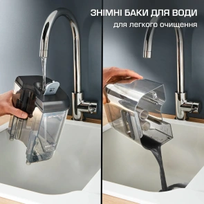 Пылесос Rowenta моющий Clean It, 750Вт, конт пыль -1,5л, вода -2,3л, 13500Па, 4 насадки, черный №9
