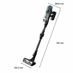 Пылесос Rowenta беспроводной X-Force Flex 14.80 Animal Aqua, 240Вт, влажная уборка, контр пыль -0.65л, Втон. работа до 90мин, HEF system 99,9%, черно-синий №6