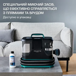 Пылесос Rowenta моющий Clean It, 750Вт, конт пыль -1,5л, вода -2,3л, 13500Па, 4 насадки, черный №10