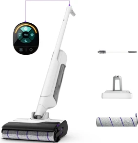 Пылесос Rowenta беспроводной моющий X-Clean 10, 200Вт, конт пыль -0.67л, конт для воды-0.79л, Втон. работа до 60мин, вес-4.15кг, НЕРА, белый №3