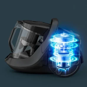 Пилосос Rowenta контейнерний Green Force Cyclnic Effitech+, 500Вт, конт пил -2.5л, НЕРА, чорний №6