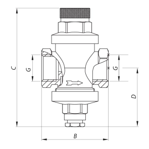 Редуктор тиску KOER KR.1252 3/4 "(KR2664) №2
