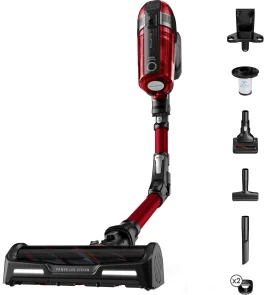 Пилосос Rowenta безпровідний X-Force Flex 12.60 Auto Animal, 320Вт, конт пил -0.9л, Втон. робота до 45хв, вага-3кг, НЕРА, чорно-червоний №1