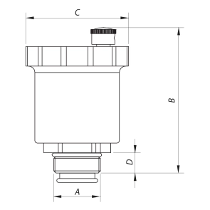 Отвод воздуха автоматический прямой 1/2" KOER KR.1256 (KR2686) №3