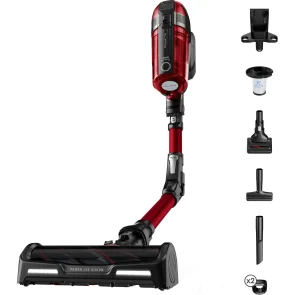 Пилосос Rowenta безпровідний X-Force Flex 12.60 Auto Animal, 320Вт, конт пил -0.9л, Втон. робота до 45хв, вага-3кг, НЕРА, чорно-червоний №3
