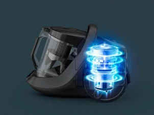 Пилосос Rowenta контейнерний Green Force Cyclnic Effitech+, 500Вт, конт пил -2.5л, НЕРА, чорний №11