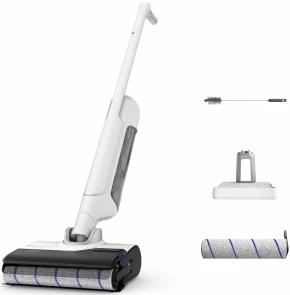 Пылесос Rowenta беспроводной моющий X-Clean 10, 200Вт, конт пыль -0.67л, конт для воды-0.73л, Втон. работа до 60мин, вес-4.15кг, НЕРА, белый №1