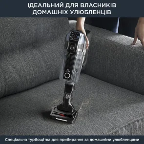 Пилосос Rowenta безпровідний X-Force Flex 14.60 Auto Animal, 48Вт, конт пил -0.9л, Втон. робота до 70хв, НЕРА, чорно-сірий №4