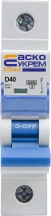 Модульний автоматичний вимикач UTrust 1р 40А D 6kА