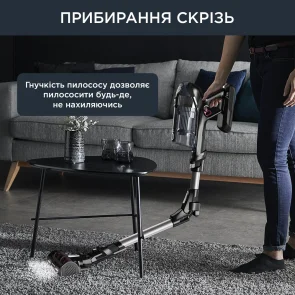 Пилосос Rowenta безпровідний X-Force Flex 14.60 Auto Animal, 48Вт, конт пил -0.9л, Втон. робота до 70хв, НЕРА, чорно-сірий №7