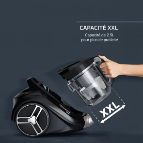 Пилосос Rowenta контейнерний Compact Power XXL, 900Вт, конт пил -2.5л, HEF system, чорний №9