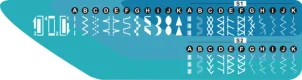 Швейна машина МINERVA M832B, електромех., 85 Вт, 37 швейних операцій, петля напівавтомат, білий+синій №5