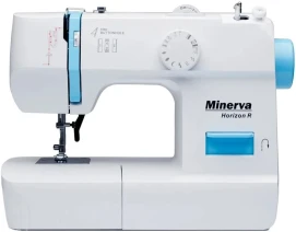 Швейная машина МINERVA Horizon R, электромех., 71 Вт, 13 швейных операций, полуавтомат петля, белый