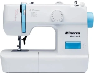 Швейна машина МINERVA Horizon R, електромех., 71 Вт, 13 швейних операцій, петля напівавтомат, білий №1