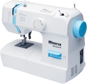Швейна машина МINERVA Horizon R, електромех., 71 Вт, 13 швейних операцій, петля напівавтомат, білий №3