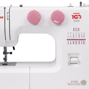 Швейна машина JANOME 311PG, електромех., 60Вт, 15 шв.оп., петля напівавтомат, білий №3