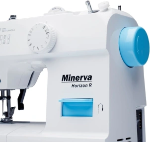 Швейна машина МINERVA Horizon R, електромех., 71 Вт, 13 швейних операцій, петля напівавтомат, білий №4