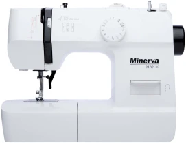 Швейная машина МINERVA Max30, электромех., 71 Вт, 13 швейных операций, полуавтомат петля, белый