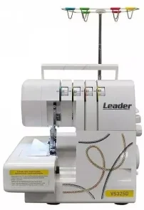 Оверлок LEADER VS325D, 100Вт, 10 оп., (4, 3, 2-х ниткові шви), білий №3