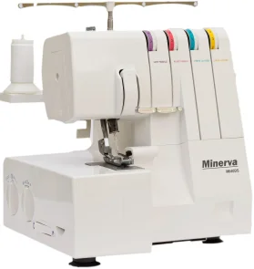Оверлок MINERVA M840DS, 105Вт, 8 оп., (4, 3-х ниткові шви), білий №3