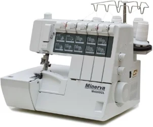 Коверлок MINERVA M4000CL, 120Вт, 20 оп., (5, 4, 3, 2-х ниткові шви), білий №8