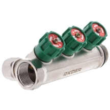 Коллектор вентильный с фитингом KOER KR.1123-3 3/4"x3 WAYS (KR2830)