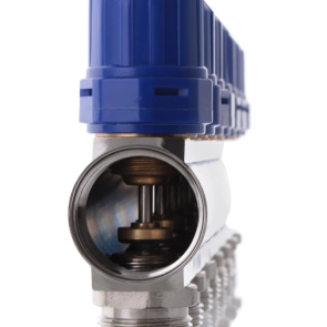 Колекторний блок з термостатіч. клапанами KOER KR.1100-03 1"x3 WAYS (KR2629) №5