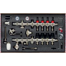Коллектор со встроенной смеш. узлом KOER KR.S1012-4 1"х4 SUS304 и евроконус 3/4-16 (KR2937)