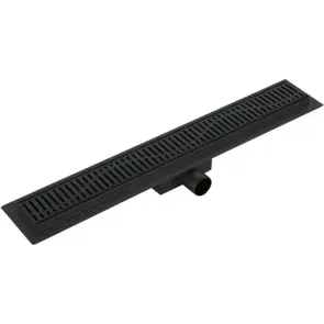 Душовий трап із нержавіючої сталі SUS304 KOER FD35-70x600 Black (KR3272) №1