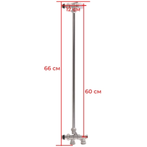 Блок нижнього підключення радіатора з трубкою KOER KR.1135 (KR2896) №2