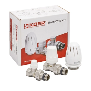 Комплект для подключения радиатора KOER SET-12 - 1/2"x1/2" (Прямой) с термоголовкой ВЗ (KR3177) №4